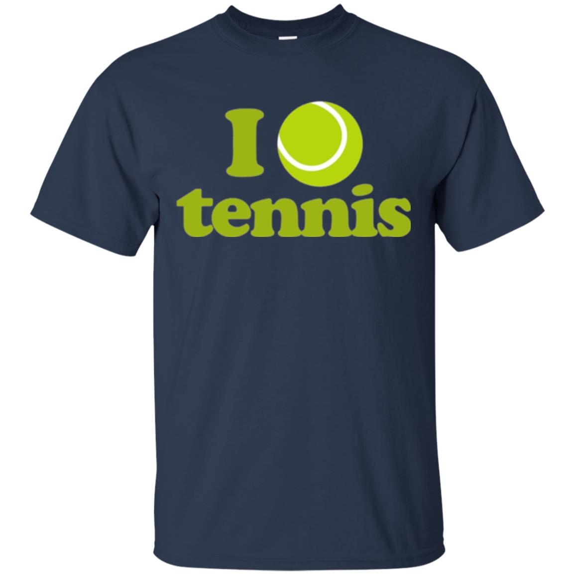 I Love Tennis T-shirt Navy