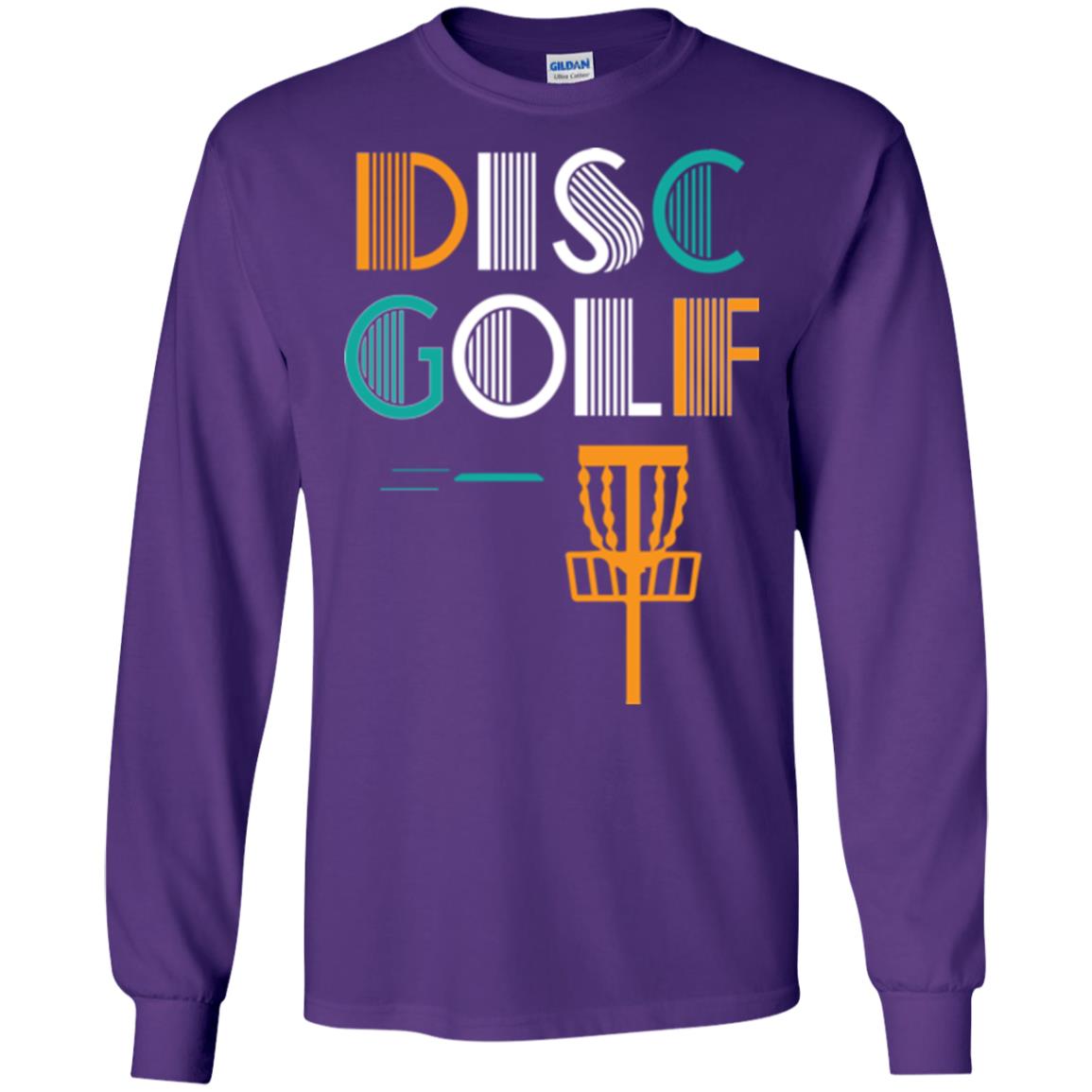 Golf Lover T-shirt Disc Golf Purple