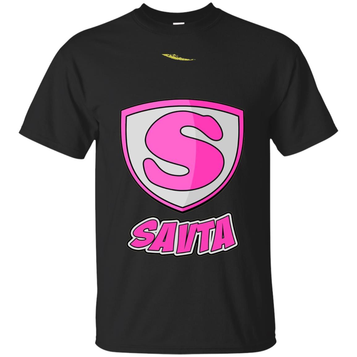 Savta Superhero Mother_s Day Super T-shirt Black
