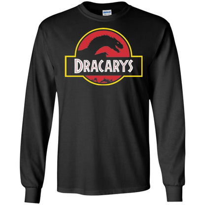 Dinosaur T-shirt Dracarys Dragon Parody Black