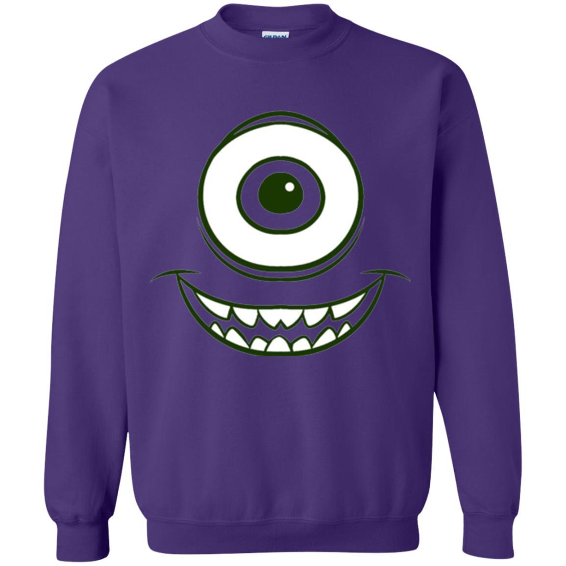 Cartoon T-shirt Mike Wazowski Eye Graphic Purple