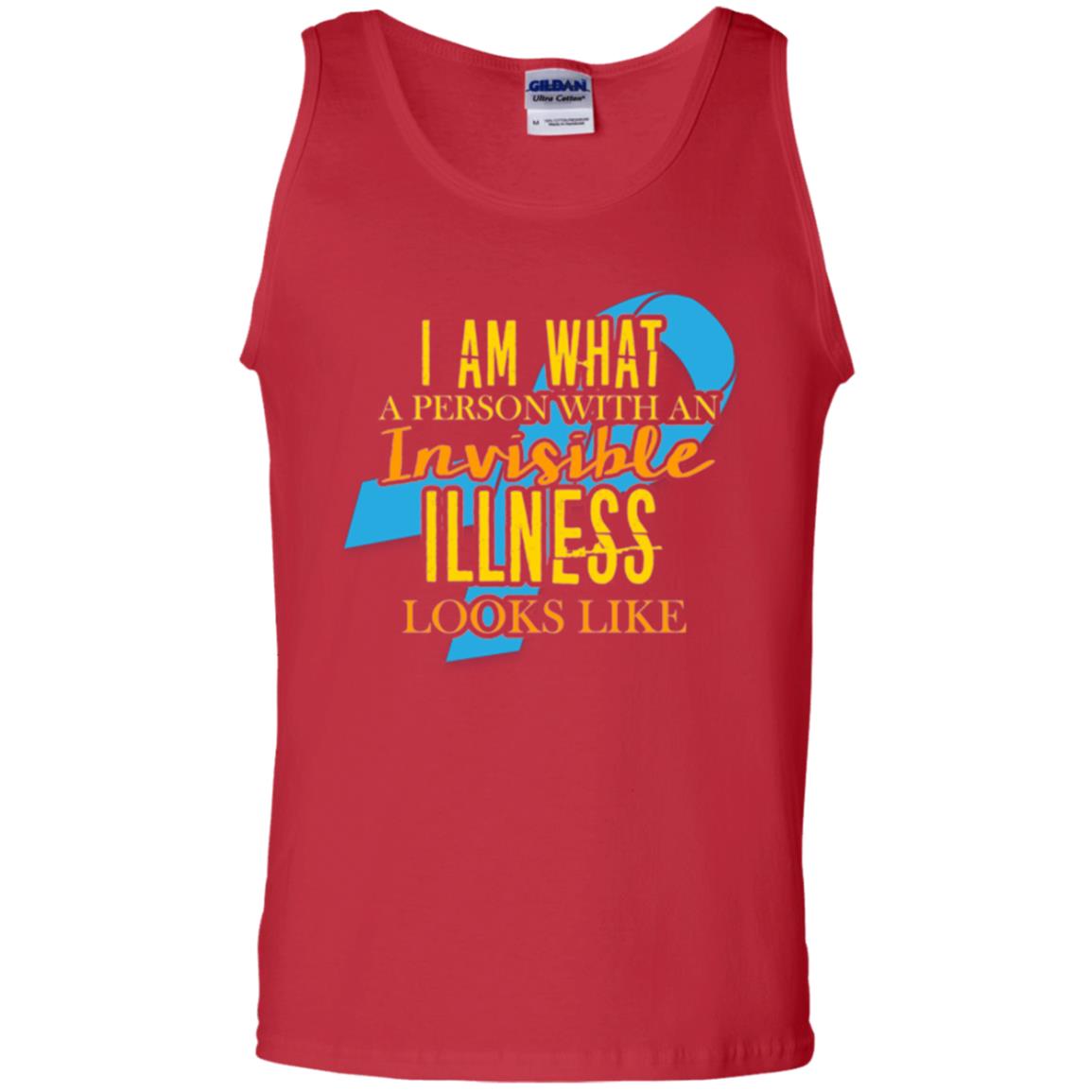 Autism T-shirt I Am What A Person With An Invinsible Illness Looks Like Red