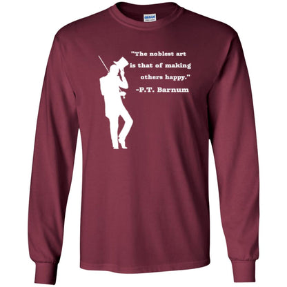 Circus Ring Master P.t. Barnum Quote T-shirt Maroon