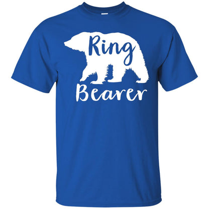 Ring Bearer Outfit Wedding T-shirt Royal