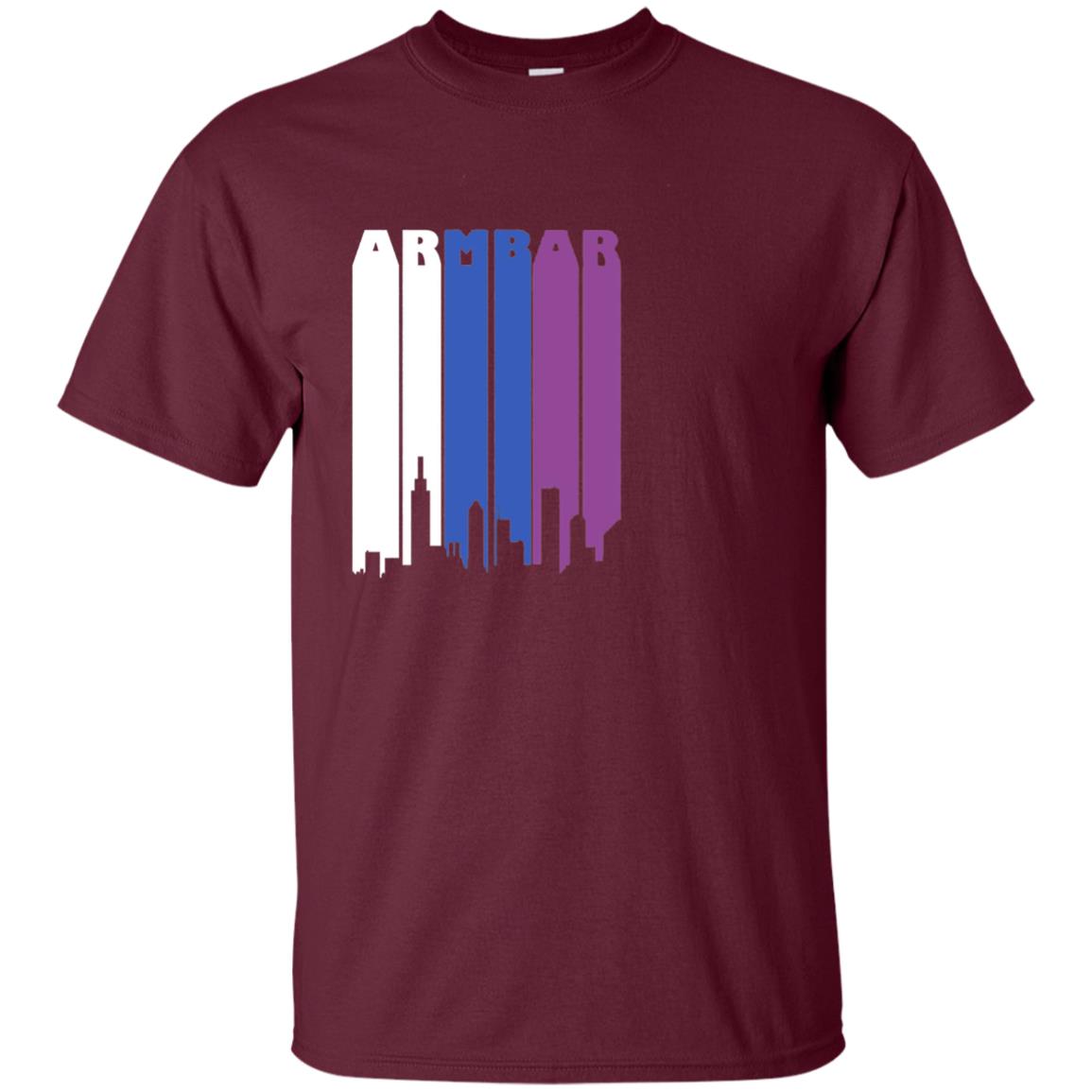 Bjj Brazilian Jiu Jitsu Armbar City T-shirt Maroon