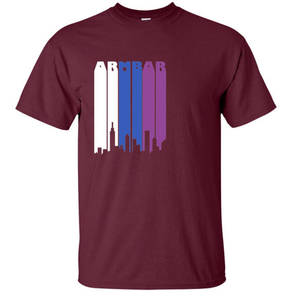 Bjj Brazilian Jiu Jitsu Armbar City T-shirt Maroon