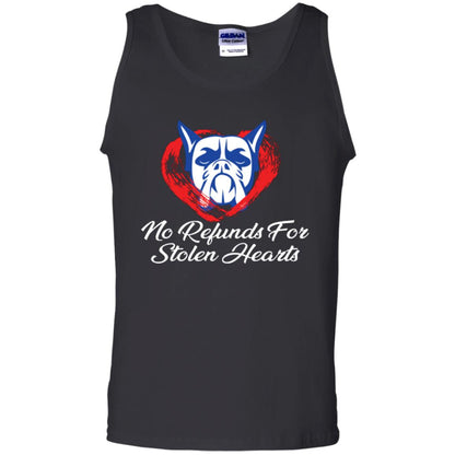Dog Lover T-shirt No Refunds For Stolen Hearts Black