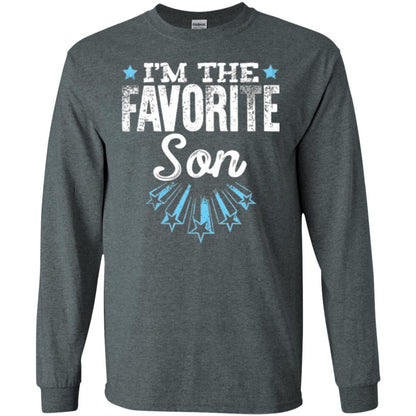 I'm The Favorite Son Family T-shirt Dark Heather