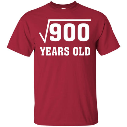 Square Root Of 900 Funny 30 Years Old T-shirt 30th Birthday Cardinal