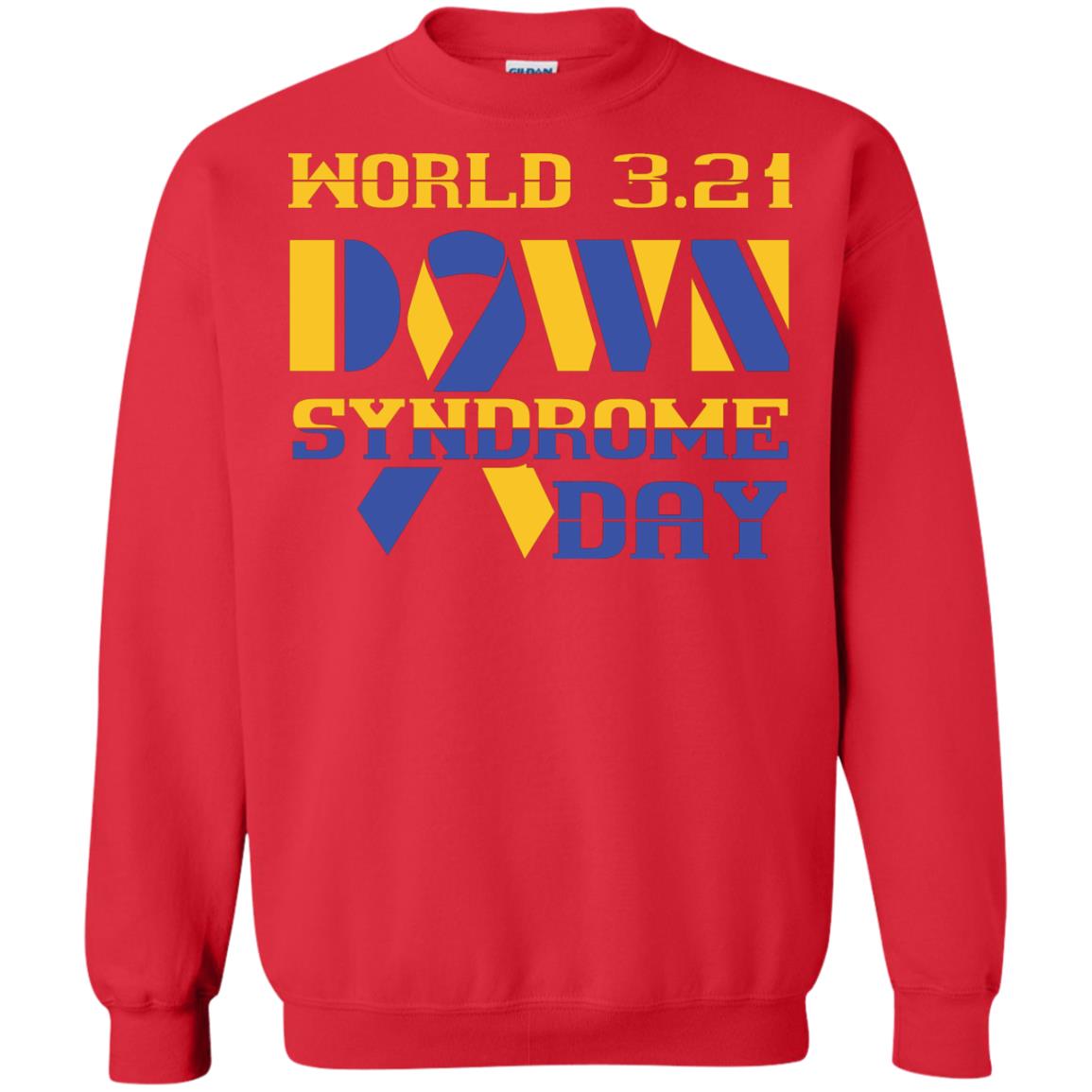 World 3.21 Down Syndrome Day Gift Shirt For Men Or Women Red