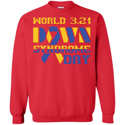 World 3.21 Down Syndrome Day Gift Shirt For Men Or Women Red