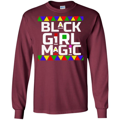 Black Girl Magic Black History African Pride T-shirt Maroon