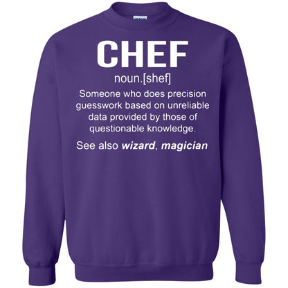 Funny Chef Meaning Shirt Chef Noun Definition Purple