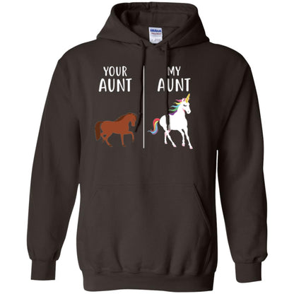 Unicorn T-shirt Your Aunt My Aunt Dark Chocolate