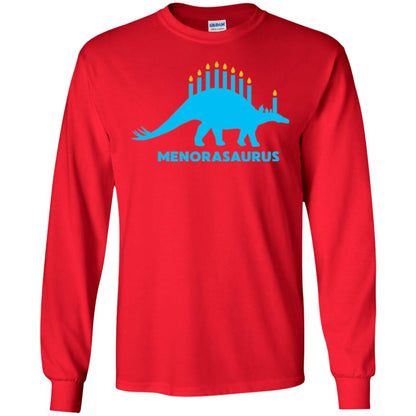 Dinosaur T-shirt Menorasaurus Red