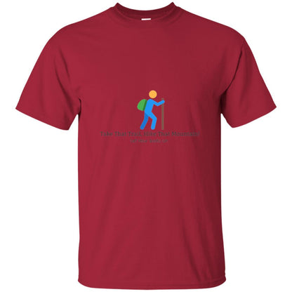 Hiking Lovers T-shirt Get Your Boots On Cardinal