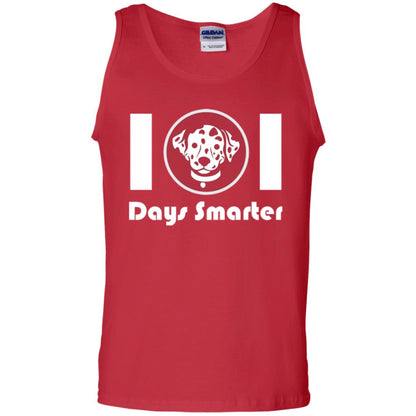 Dog Lovers T-shirt 101 Days Smarter Red