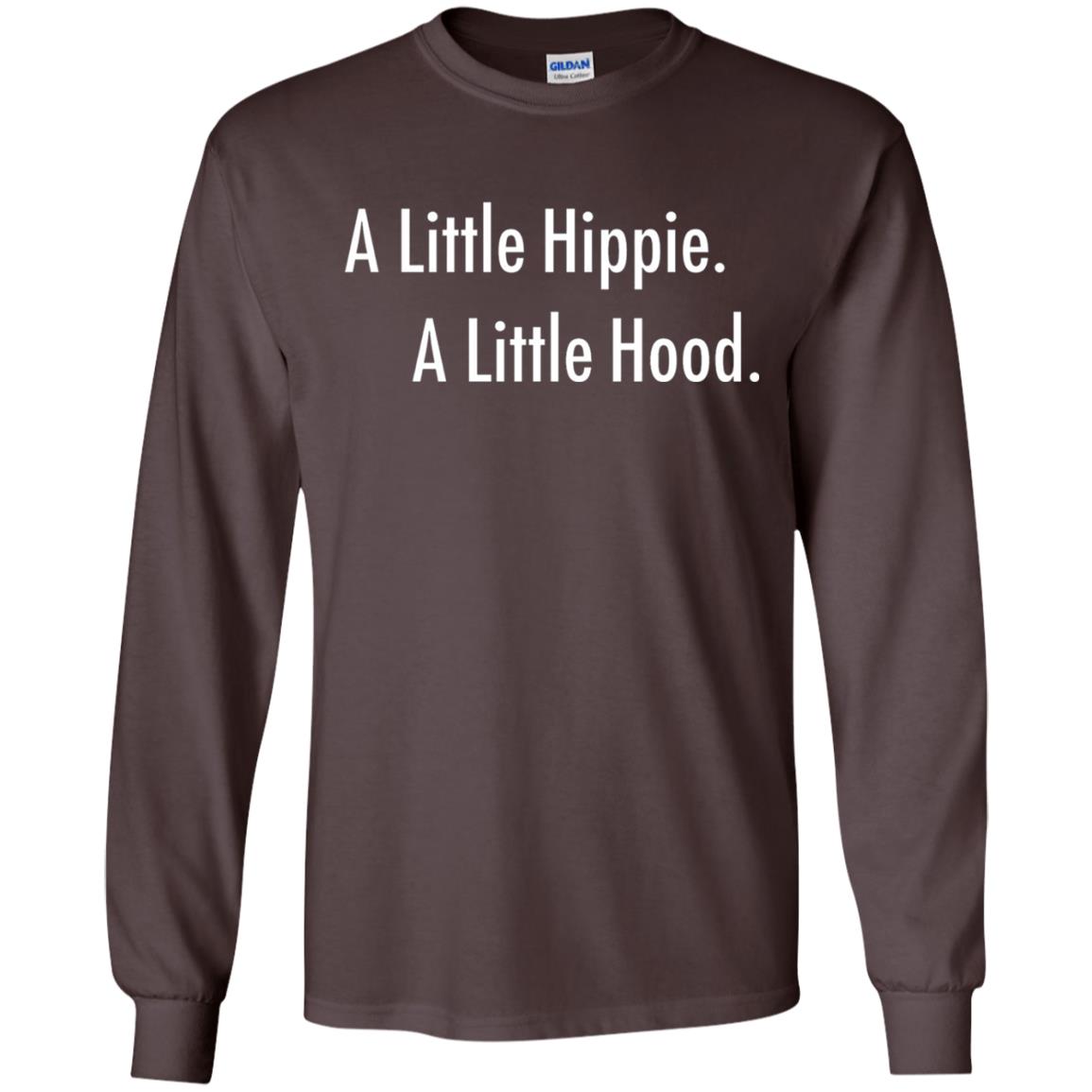 A Little Hippie A Little Hood Shirt Dark Chocolate
