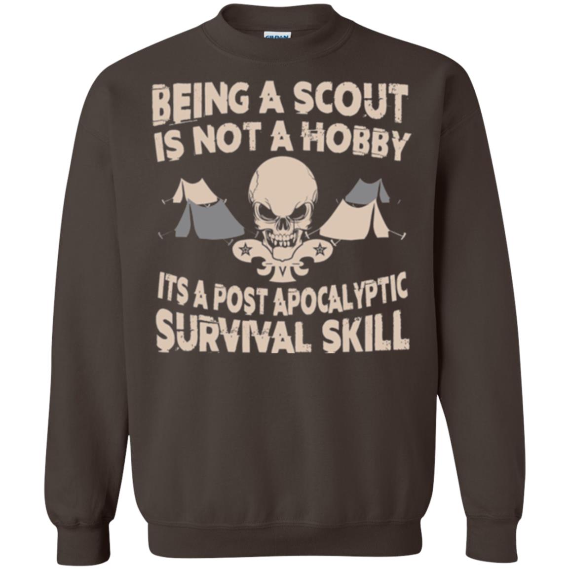 Being A Scout Is Not A Hobby T-shirt Dark Chocolate