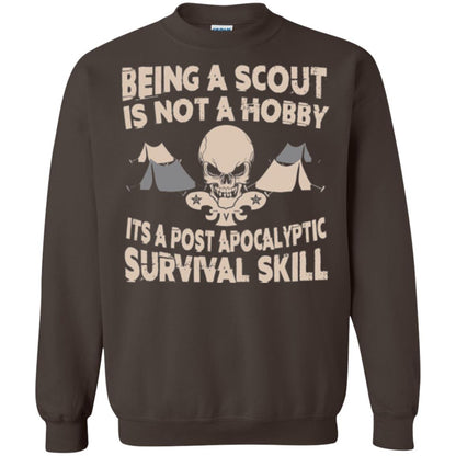 Being A Scout Is Not A Hobby T-shirt Dark Chocolate
