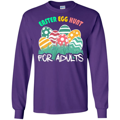 Easter Egg Hunt For Adults Easter Day T-shirt Purple