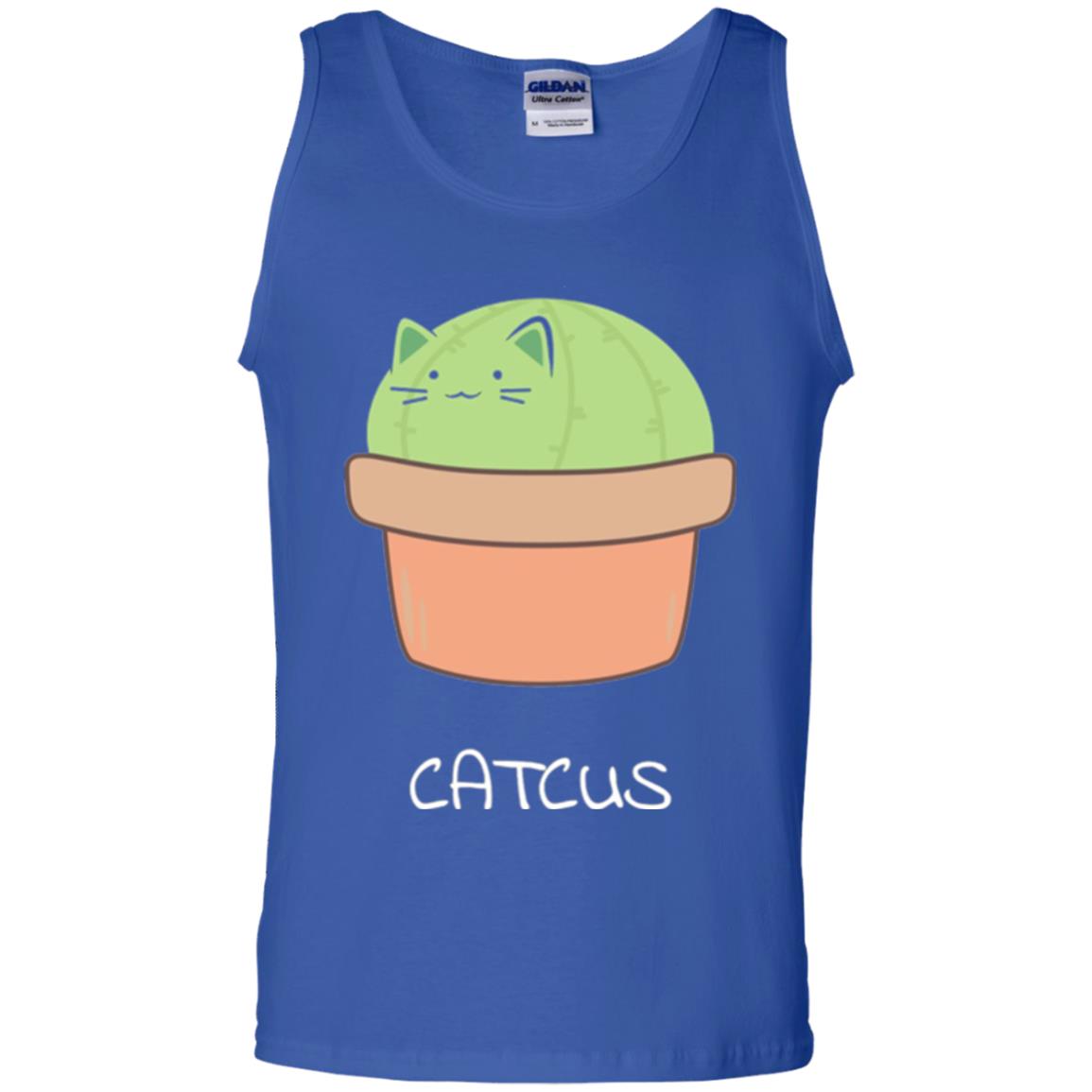 Cat Lovers T-shirt Catcus Royal