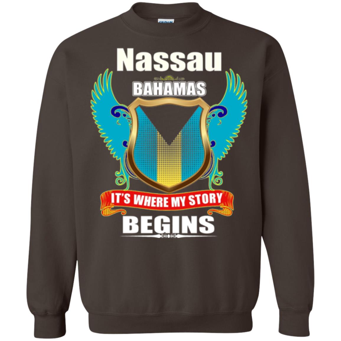 Bahamian T-shirt Nassau Bahamas T-shirt Dark Chocolate