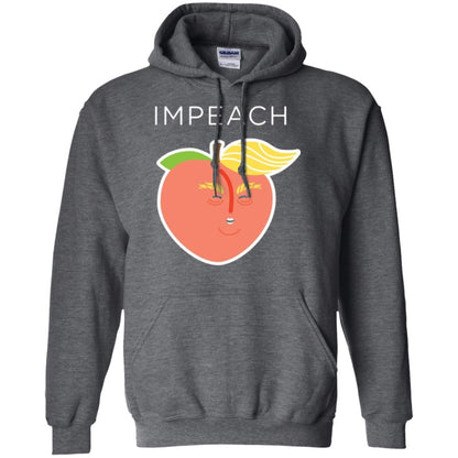 Anti Trump Peach Emoji T-shirt Impeach Donald Dark Heather
