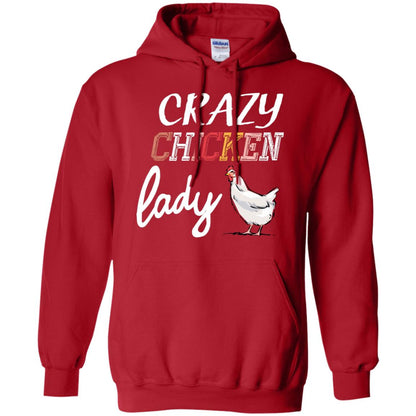 Crazy Chicken Lady Chicken Shirt For Girls Womens Red