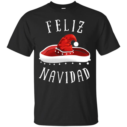 Christmas T-shirt Mexico Feliz Navidad Black