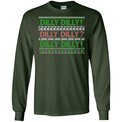 Christmas T-shirt Dilly Dilly Forest Green