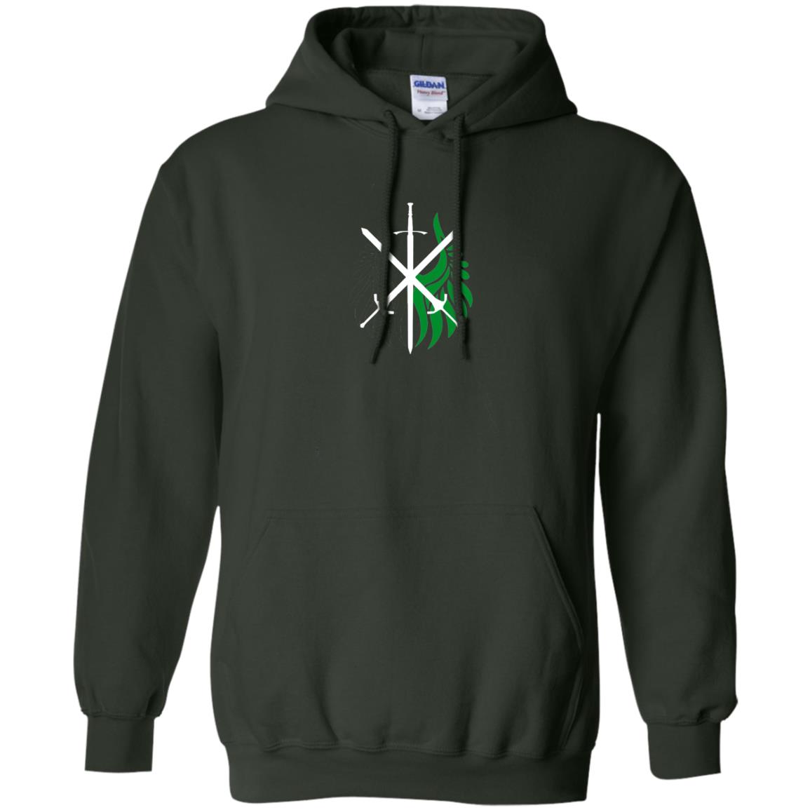 Battle Wings Of Medieval Victory T-shirt Forest Green