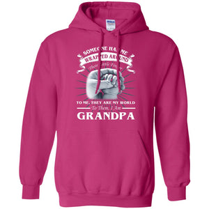 They Are My World To Them I Am Grandpa Papa Shirt