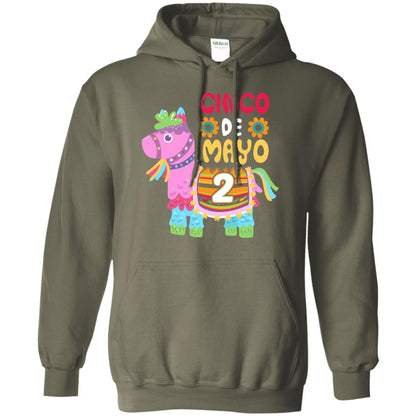 Cinco De Mayo Pinata Jockeys Horse Race 2nd Birthday T-shirt Military Green