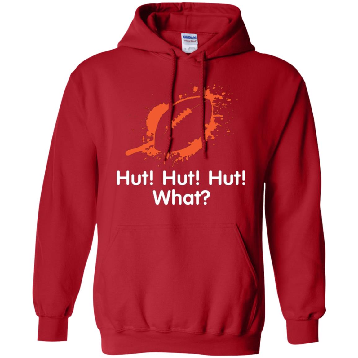 Football Crusher T-shirt Hut Hut Hut What Red