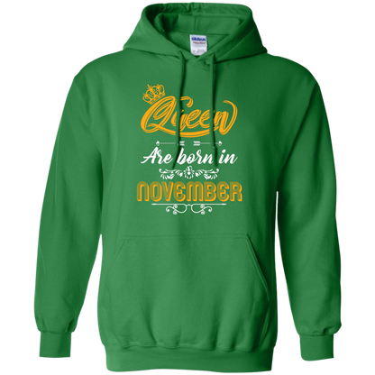 Brithday T-Shirt Queen Are Born In November Irish Green