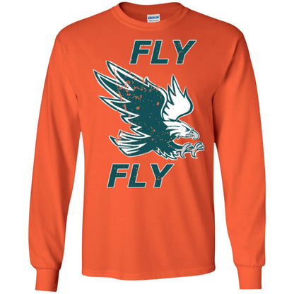 Eagle Lover T-shirt Flying Eagle T-shirt Orange