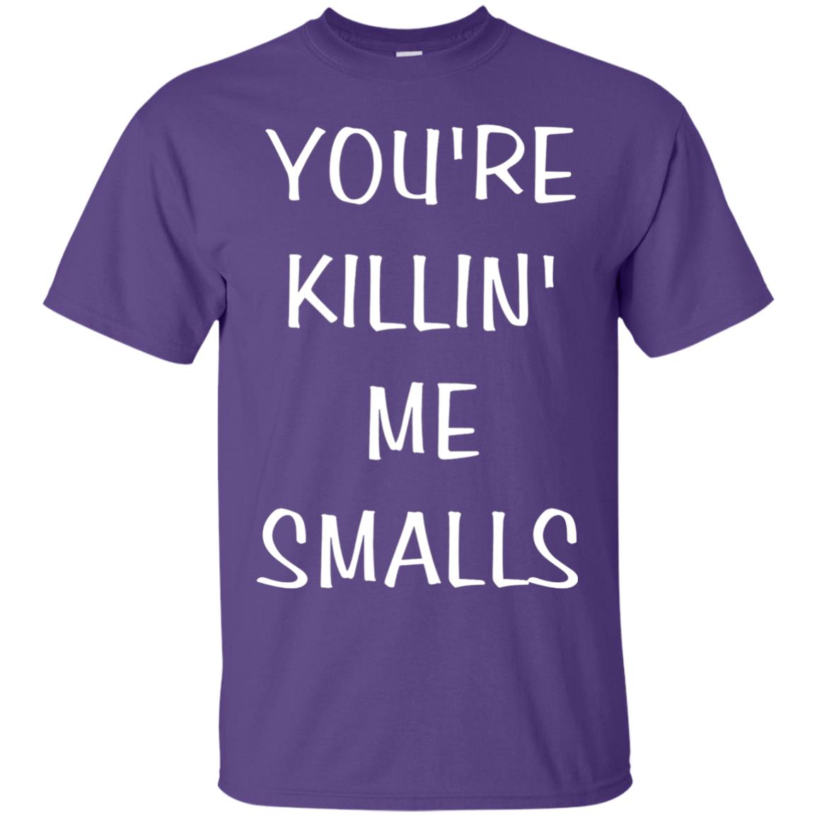 You_re Killin Me Smalls Funny Cute Baseball Shirt Purple