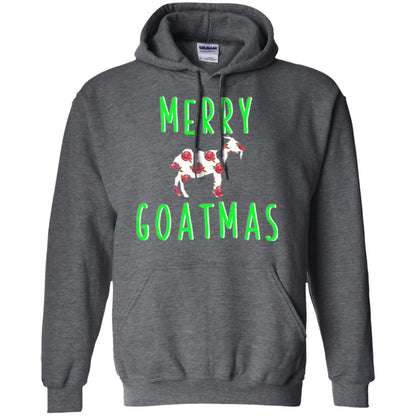 Goat Lovers T-shirt Merry Goatmas Dark Heather