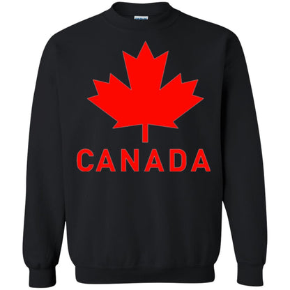 Canada Flag T-shirt Vintage Canada Flag Eh Team Black
