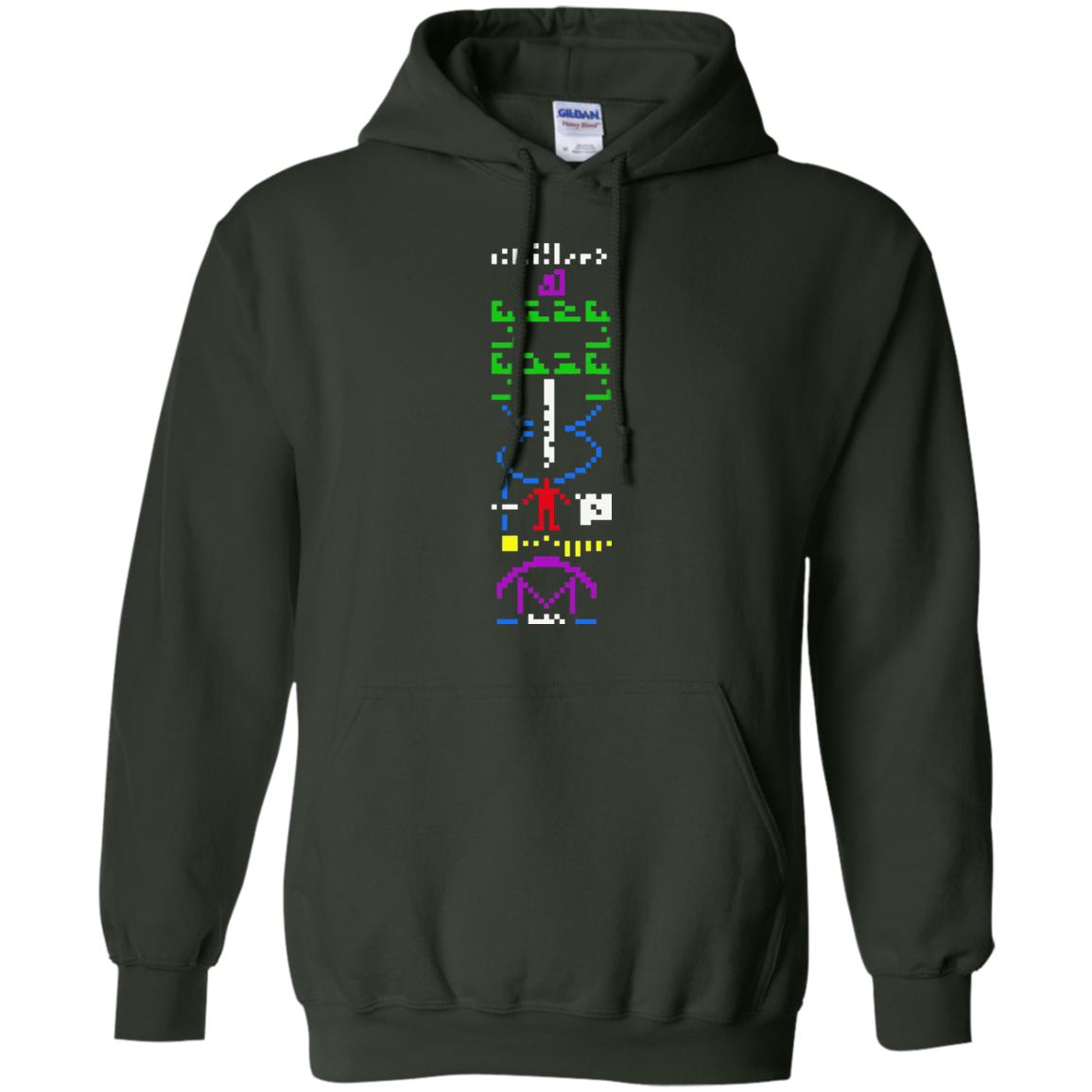 Astronomer T-shirt 1974 Arecibo Message Cool Space Exploration Forest Green