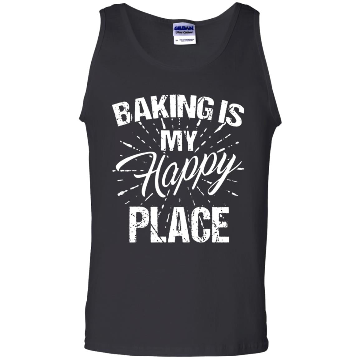 Baking Is My Happy Place Baker Shirt Black