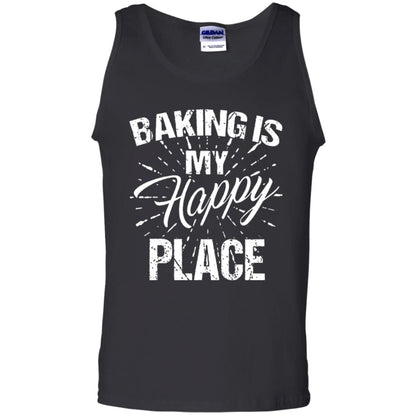 Baking Is My Happy Place Baker Shirt Black