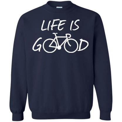 Bicycle T-shirt Life Is Good T-shirt Navy