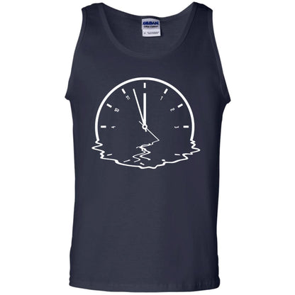 Alzheimer's & Dementia Awareness Funny Clock Gift Shirt Navy