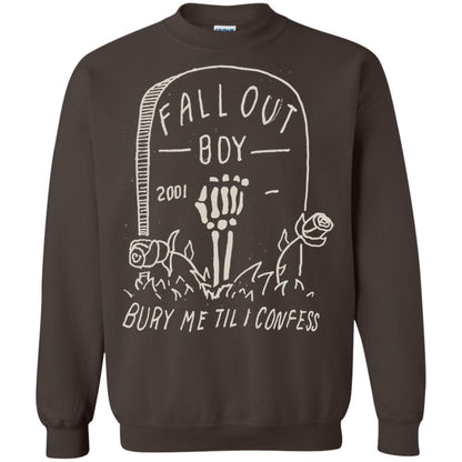 Fall Out Boy Bury Me Till I Confess T-shirt Dark Chocolate