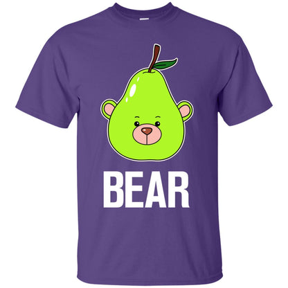 Bear Funny Summer Melon Fruit Shirt Purple