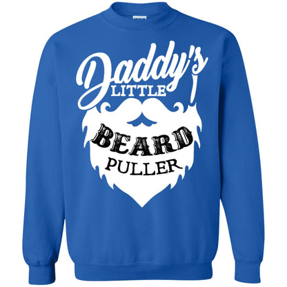 Daddy's Little Beard Puller Kid Shirt Royal