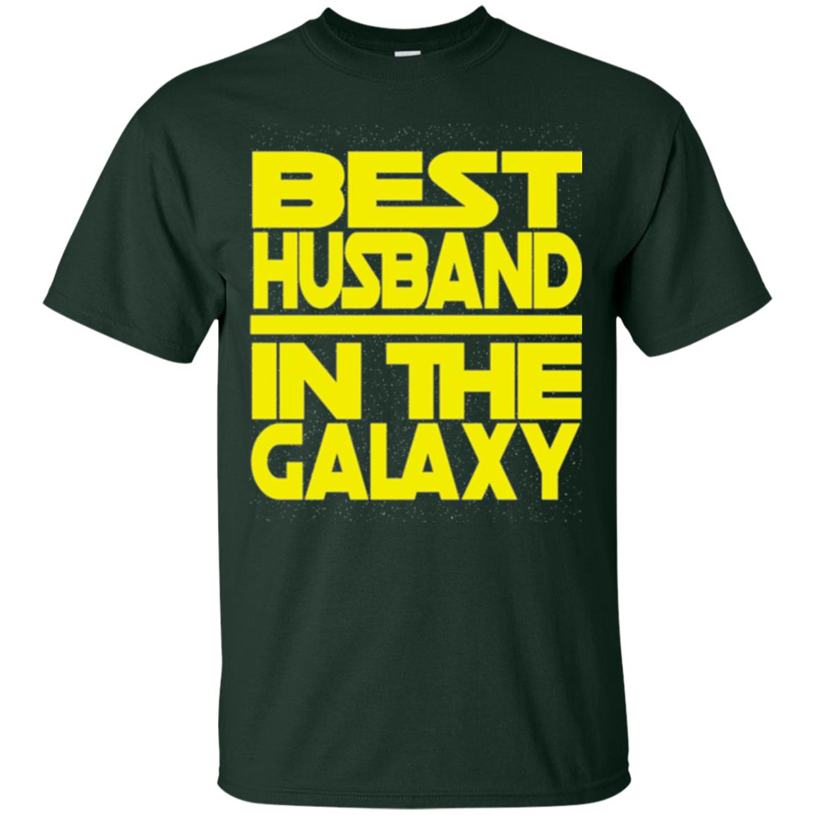 Best Husband In The Galaxy T-shirt Forest Green