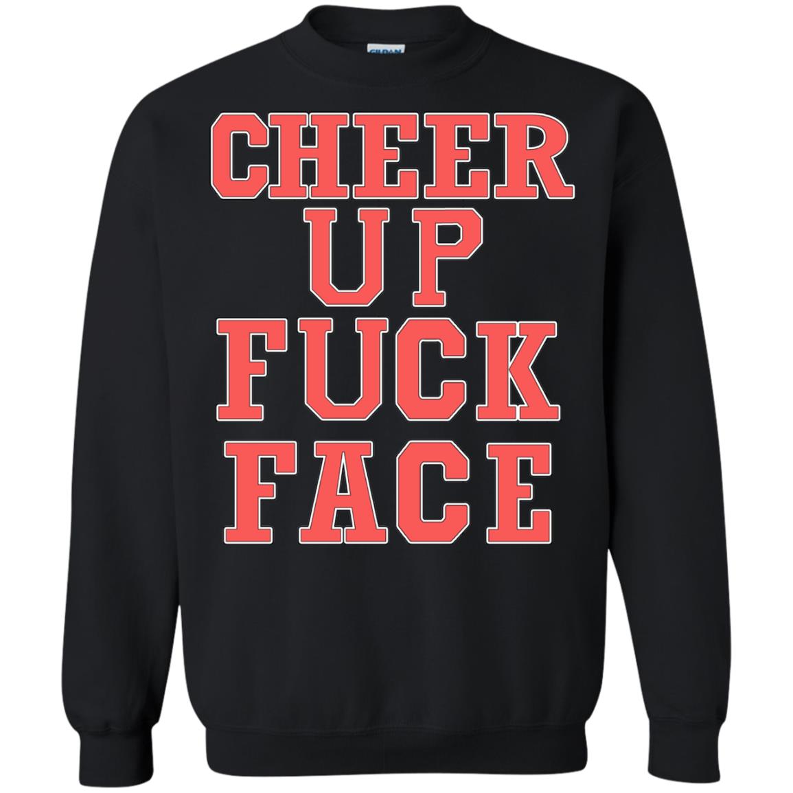 Cheer Up Face Shirt Black
